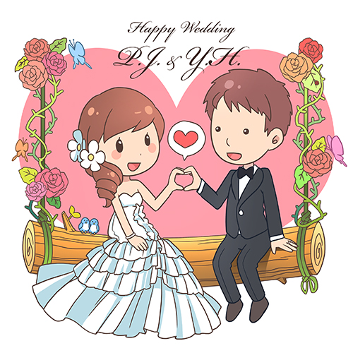 給遠方的婚禮祝福:)