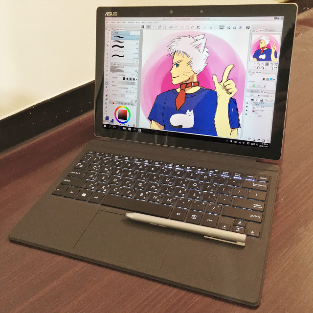 ASUS Transformer 3 Pro (T303) 時尚變形筆電由你決定！冰柱金超美！