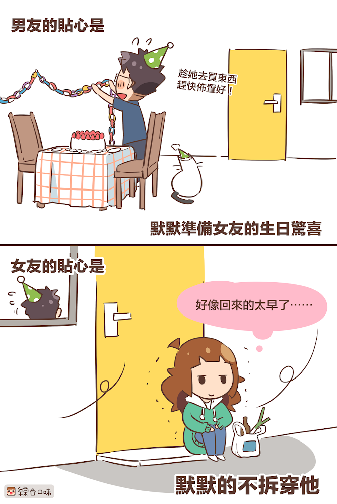 「生日驚喜」是考驗男女雙方默契！