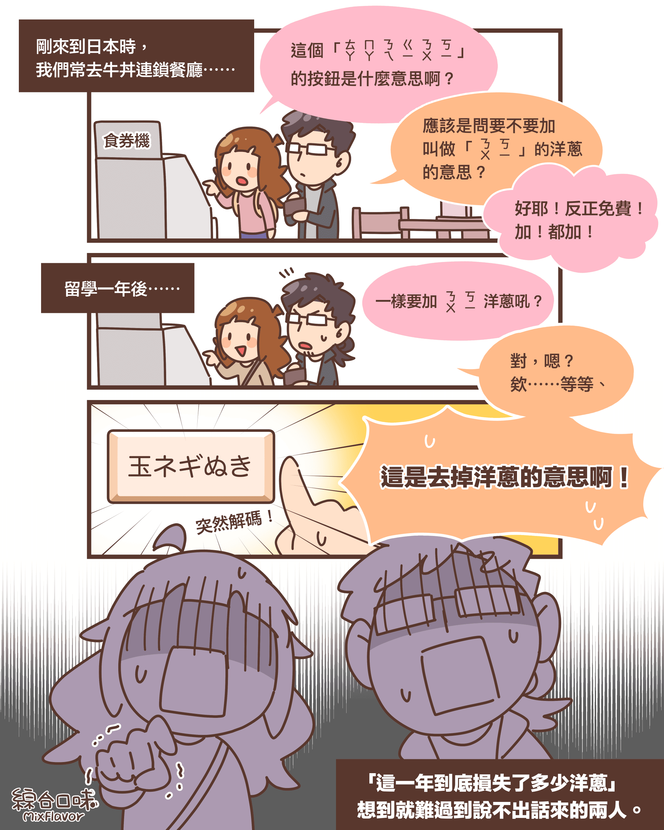 在日本牛丼連鎖店那件讓我痛徹心扉的事。