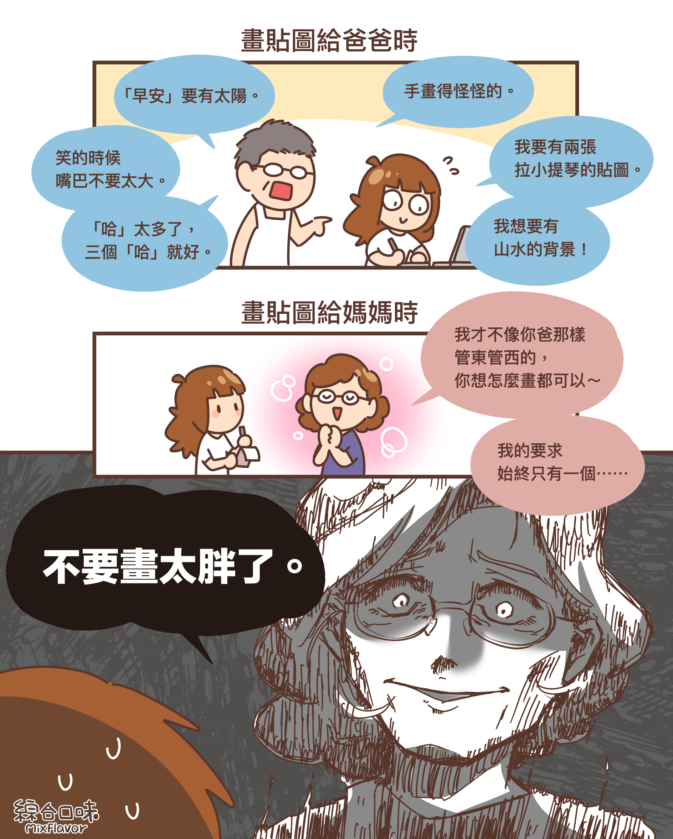 「綜合口味的貓媽媽」動態貼圖上架！